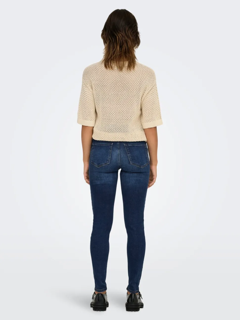 JDYFINA Medelhög midja Skinny Fit Ankellängd Jeans