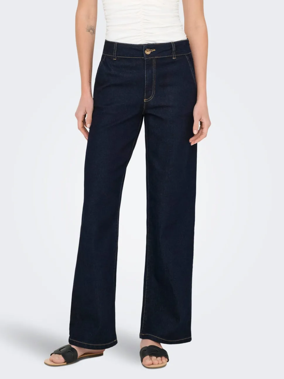 JDYGEGS Hög midja Vida ben Jeans
