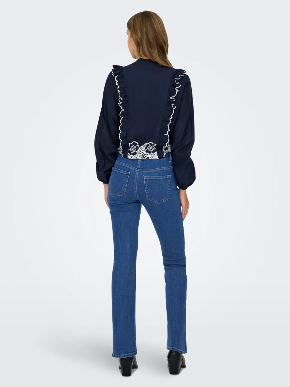 JDYKAREN Medelhög midja Utsvängd passform Jeans