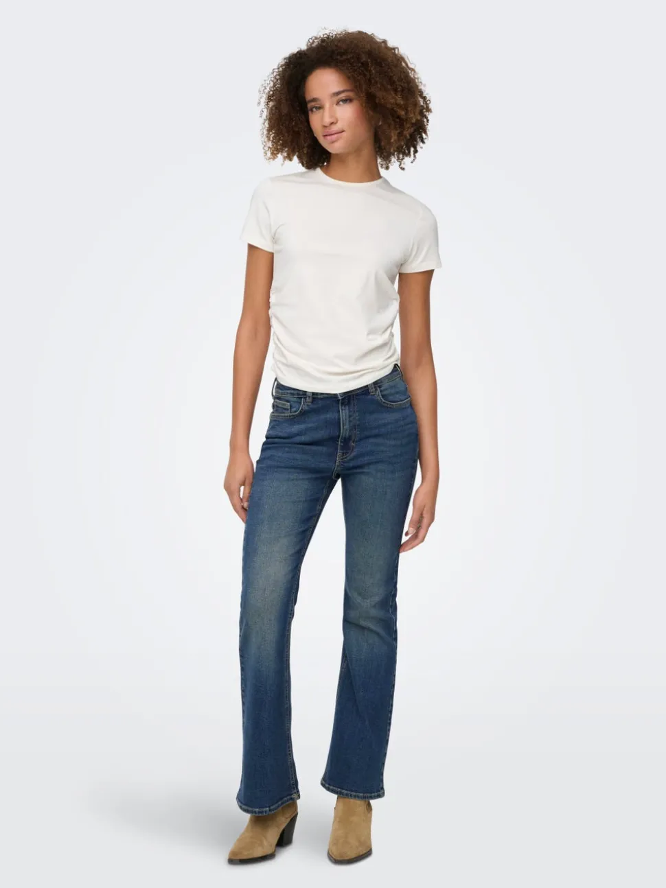 JDYKATHY Hög midja Utsvängd passform Jeans
