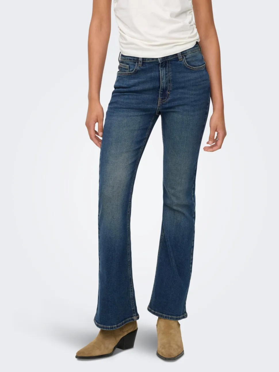 JDYKATHY Hög midja Utsvängd passform Jeans