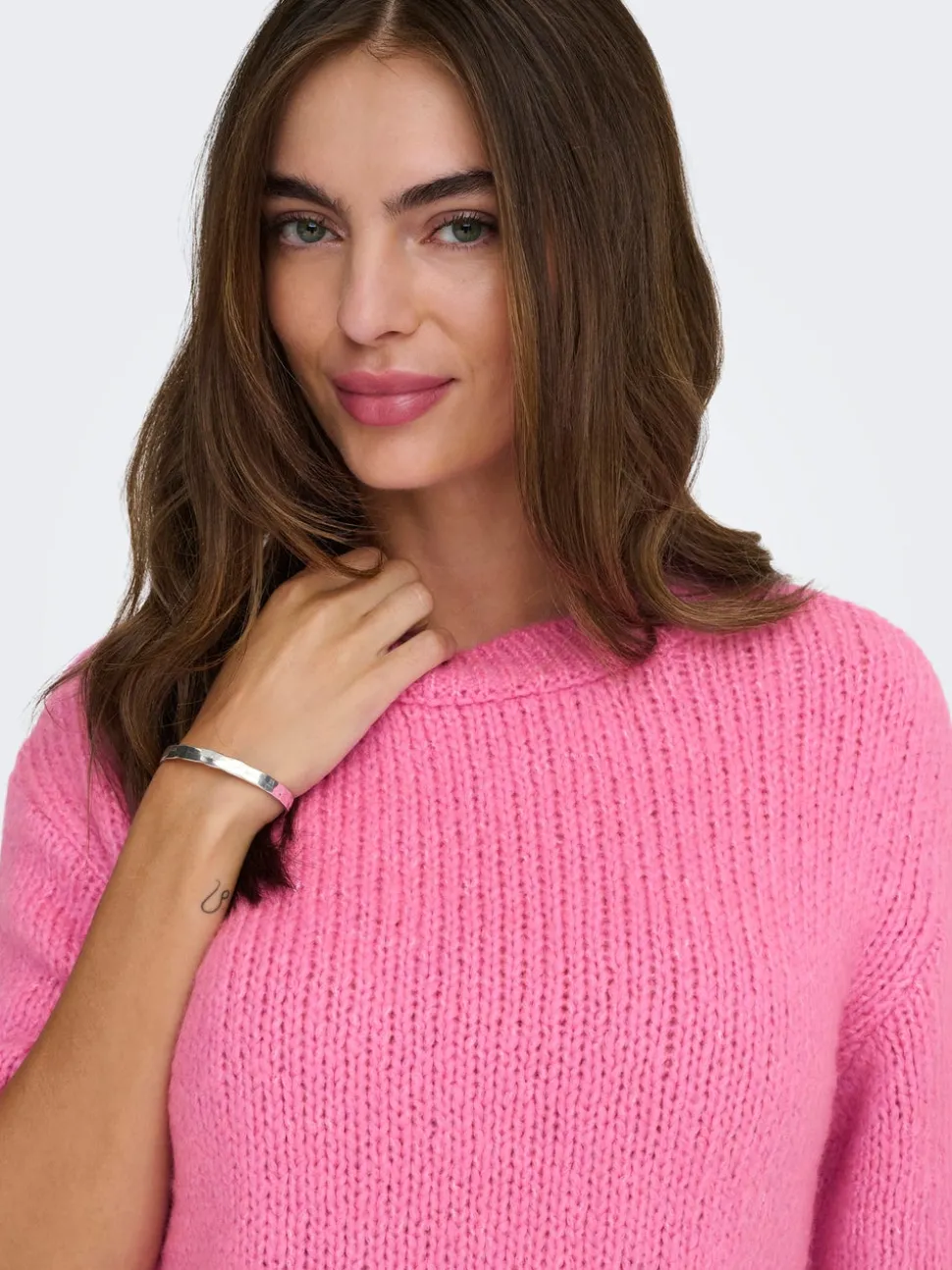 JDYLINEA Stickad T-shirt