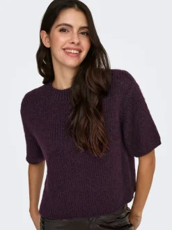 JDYLINEA Stickad T-shirt