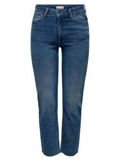 JDYLULLU Hög midja Rak passform Ankellängd Jeans