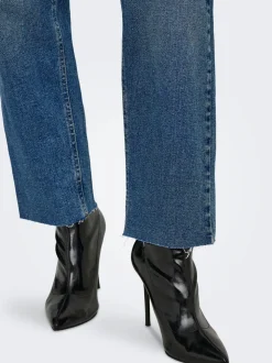 JDYLULLU Hög midja Rak passform Ankellängd Jeans