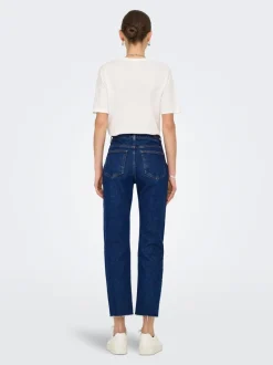 JDYLULLU Hög midja Rak passform Ankellängd Jeans