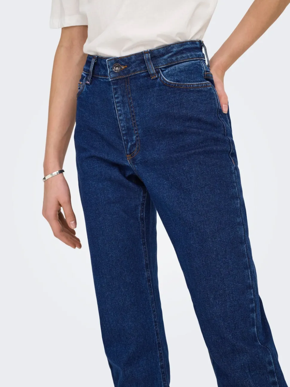 JDYLULLU Hög midja Rak passform Ankellängd Jeans