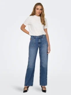 JDYMAYA Hög midja Vida ben Jeans