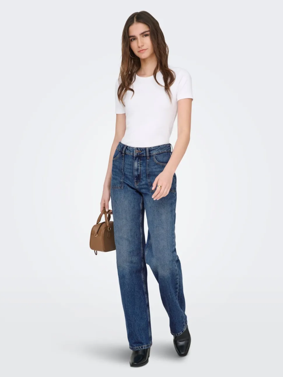 JDYMAYA Hög midja Vida ben Jeans