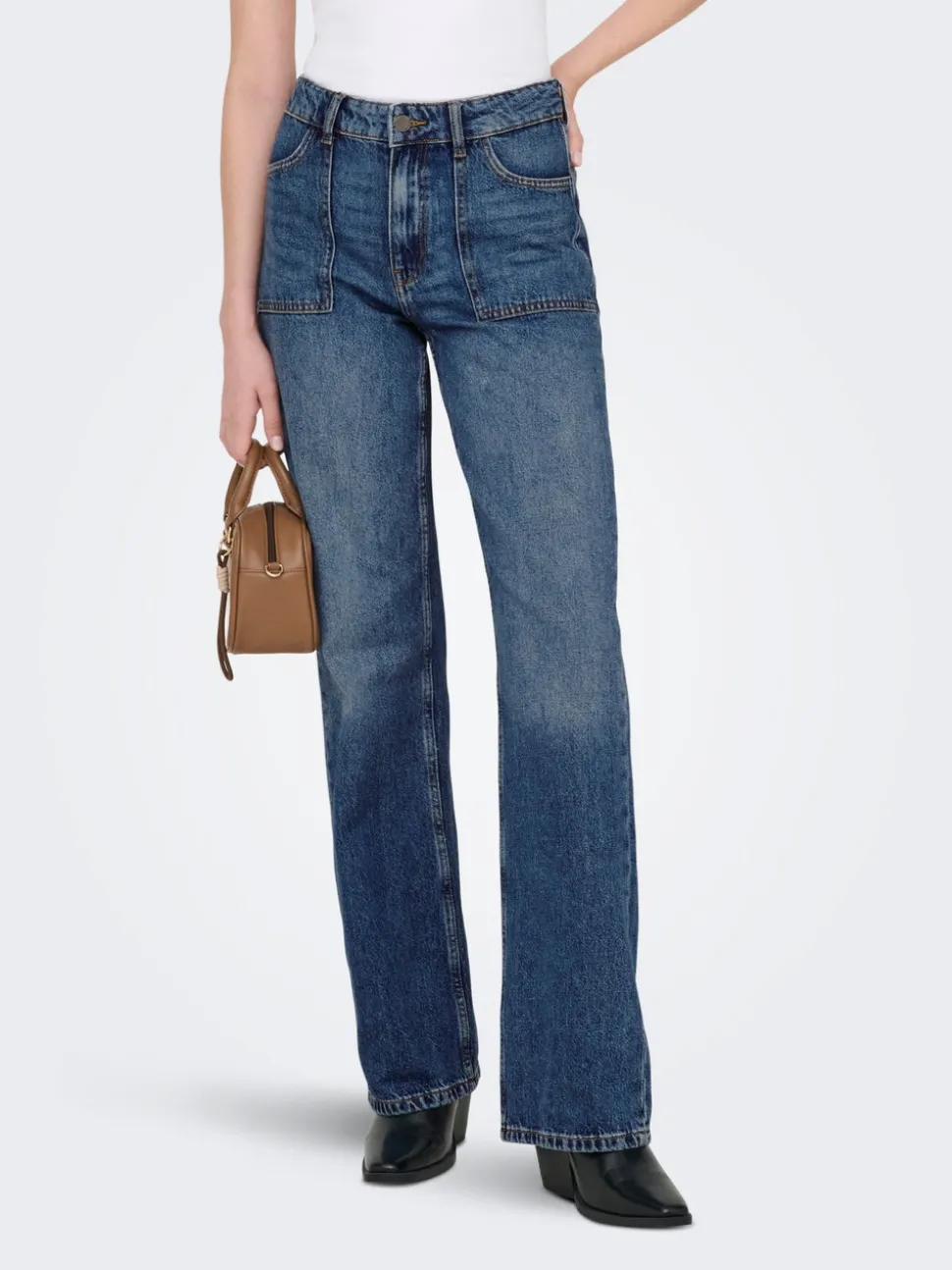 JDYMAYA Hög midja Vida ben Jeans