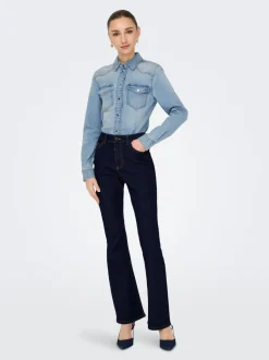 JDYMOON Hög midja Bootcut Fit Jeans