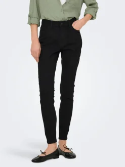 JDYMOON Hög midja Skinny Fit Ankellängd Jeans