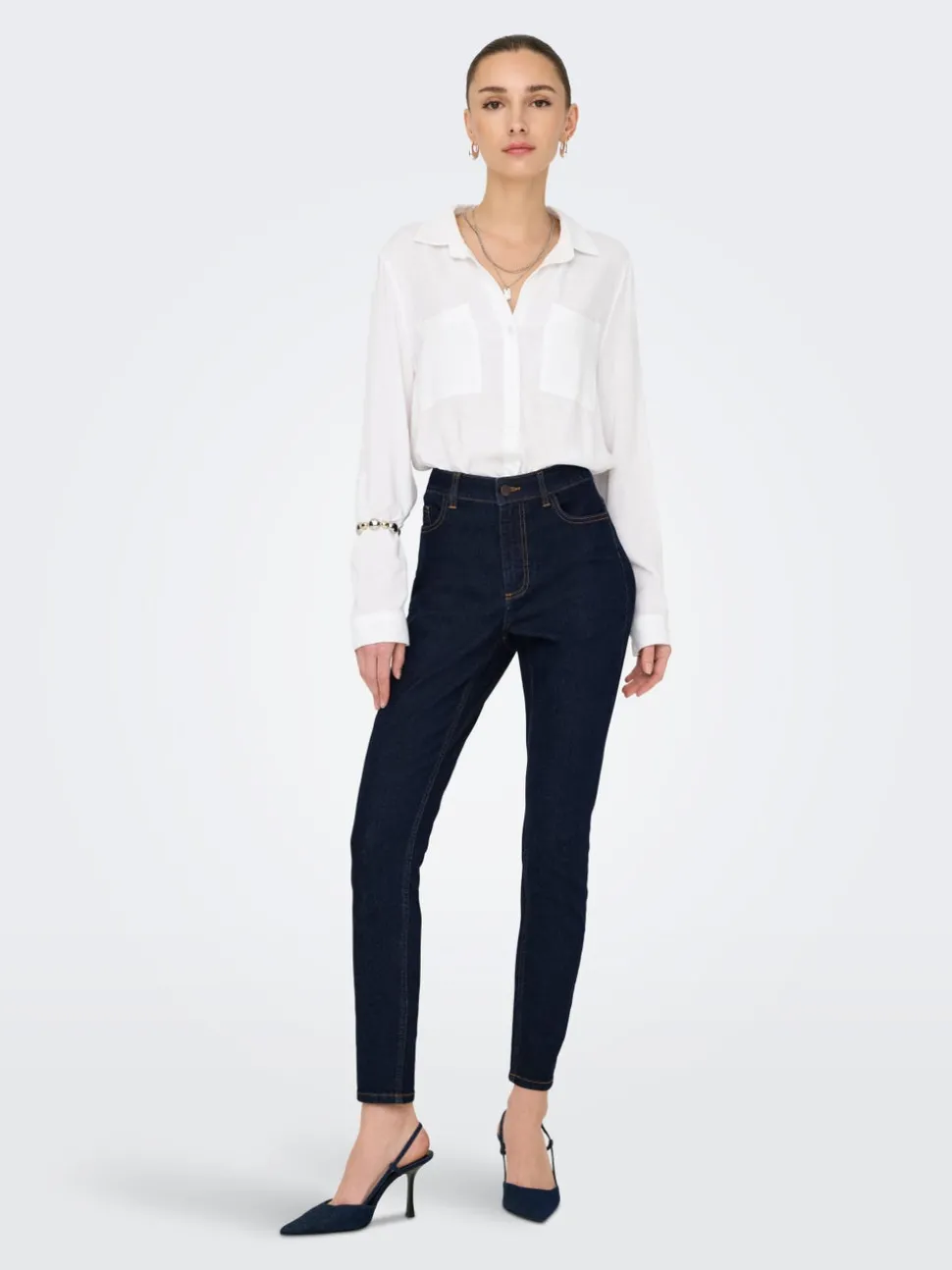JDYMOON Hög midja Skinny Fit Jeans