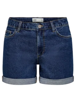 JDYMOON Medelhög midja Normal passform Denimshorts