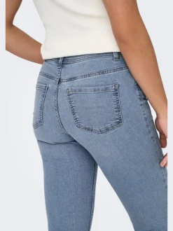 JDYMOON Medelhög midja Skinny Fit capri Jeans