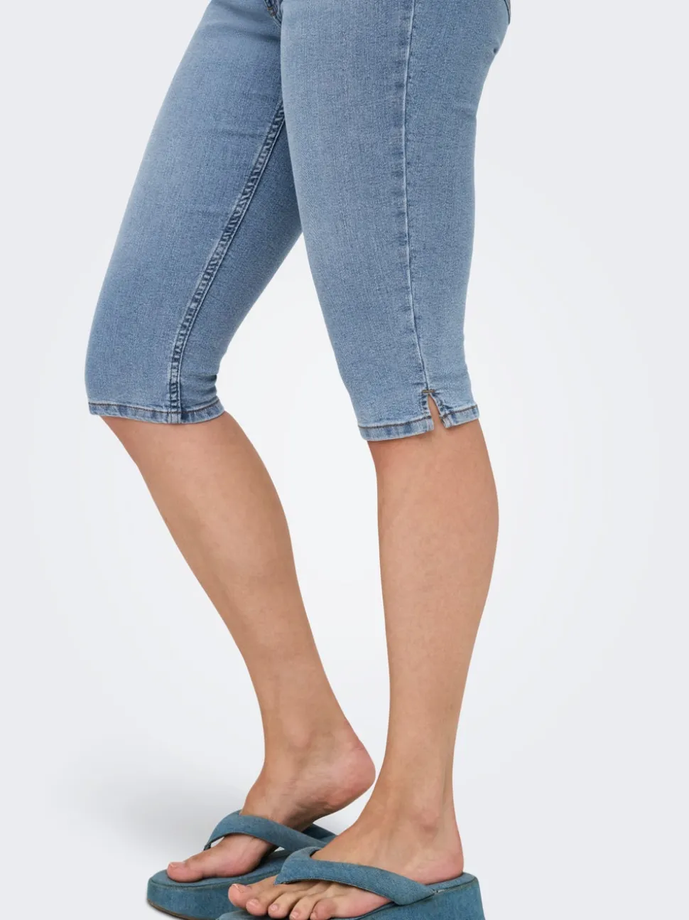 JDYMOON Medelhög midja Skinny Fit capri Jeans