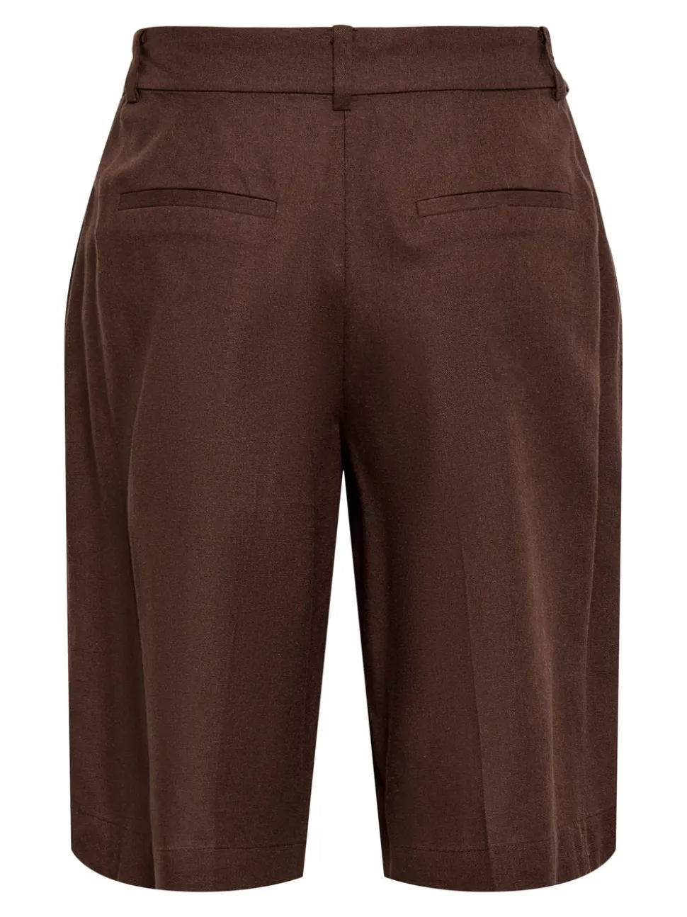 JDYNAOMI Medelhög midja Lös passform Linne Bermudashorts