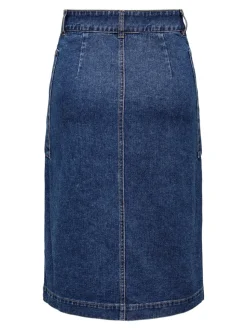 JDYOLIVIA Denim Jeanskjol Lång kjol