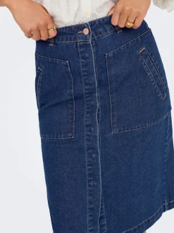 JDYOLIVIA Denim Jeanskjol Lång kjol