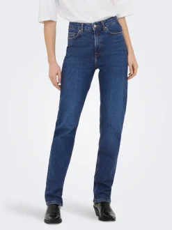 JDYPETRA Hög midja Straight Fit Jeans