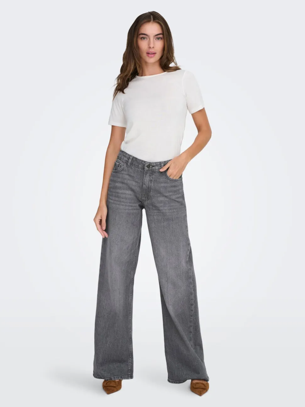 JDYRUBY Medelhög midja Lös passform Jeans