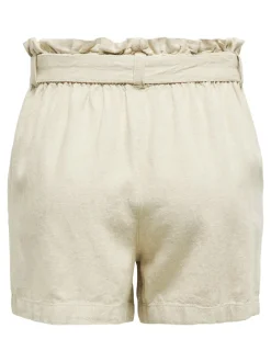 JDYSAY Medelhög midja Normal passform Linne Shorts