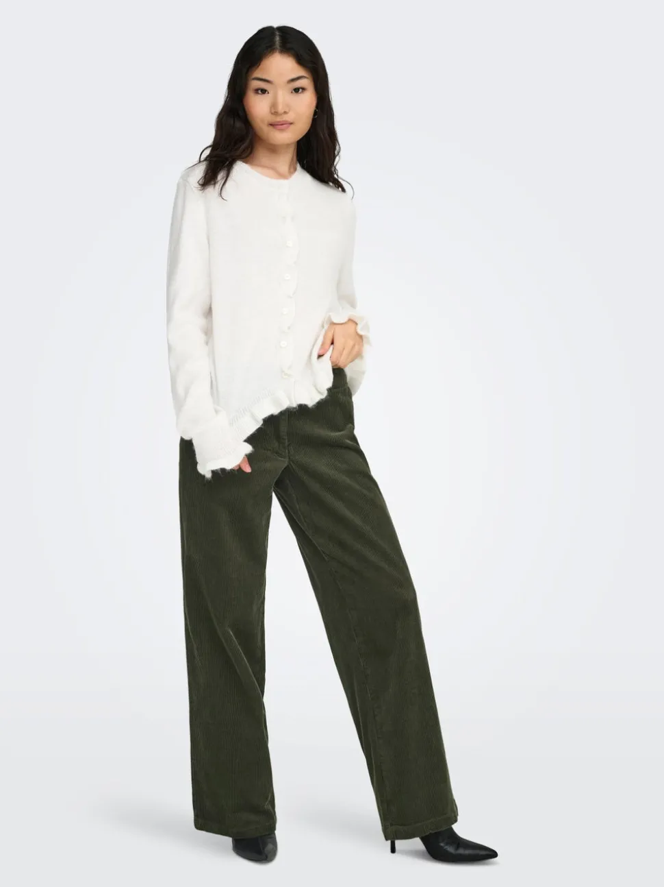 JDYSHIRAZ Rak passform Corduroy Byxor