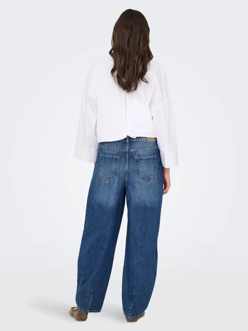JDYSUSIE Medelhög midja Barrel-passform Jeans