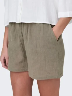 JDYTHEIS Medelhög midja Normal passform Paperbag-shorts