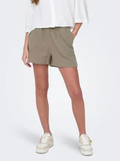 JDYTHEIS Medelhög midja Normal passform Paperbag-shorts