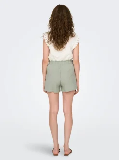 JDYTHEIS Medelhög midja Normal passform Paperbag-shorts