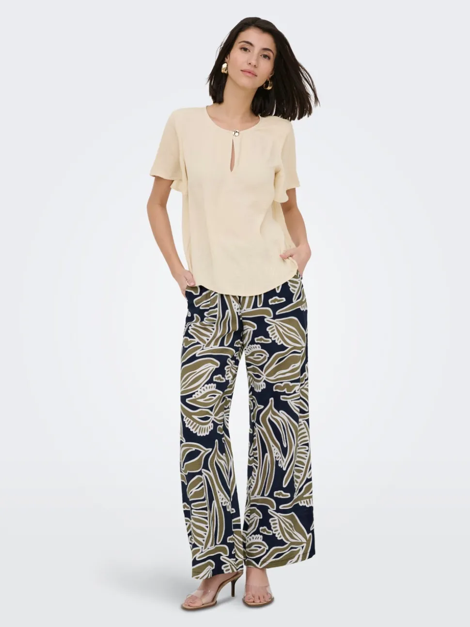 JDYTROYA Slim Straight Fit Byxor