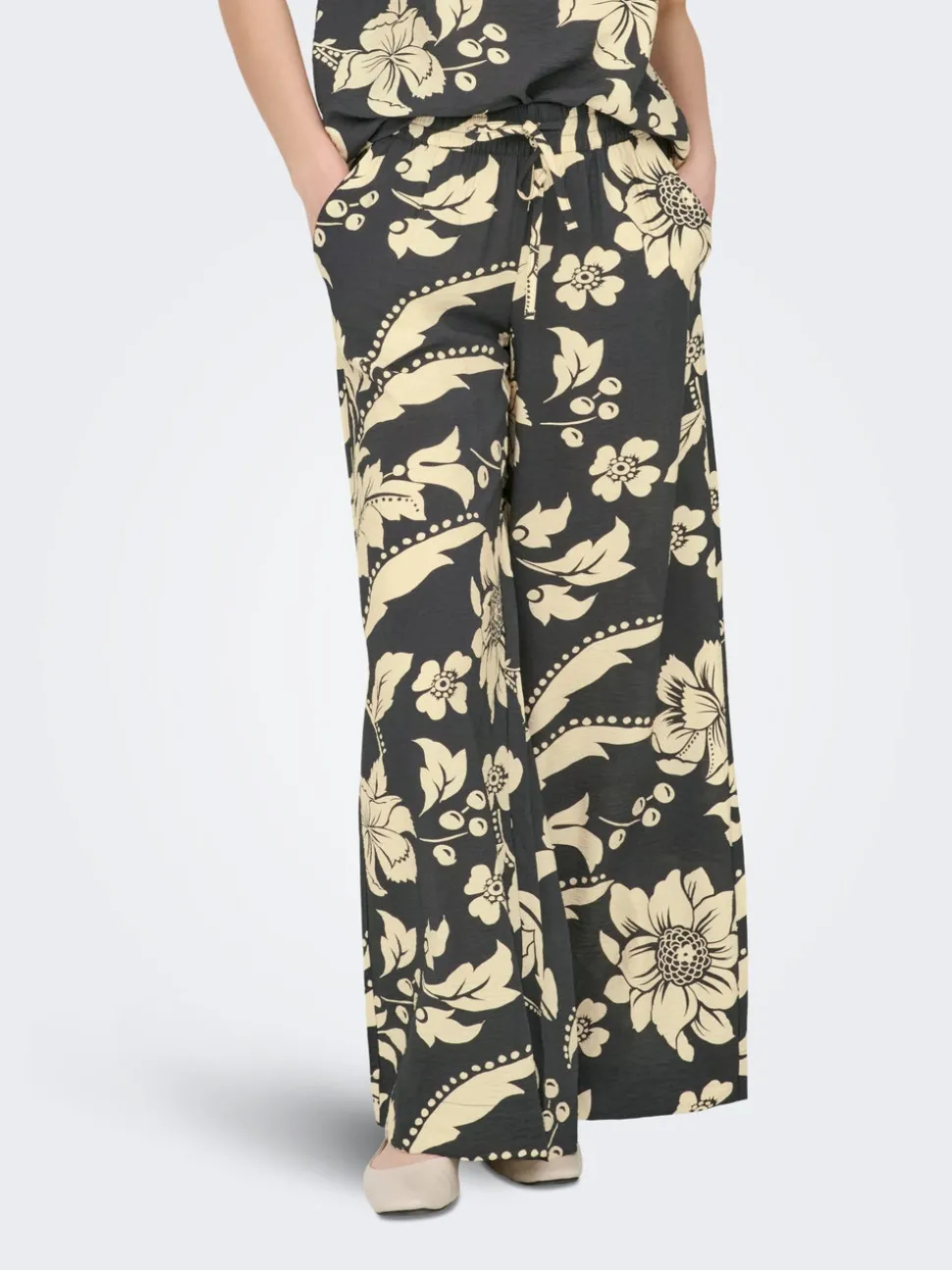 JDYTROYA Slim Straight Fit Palazzobyxor