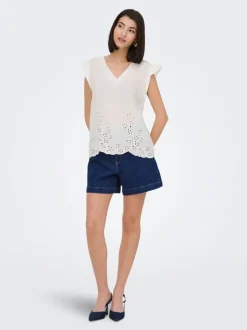 JDYVALERIE Hög midja Normal passform Cityshorts