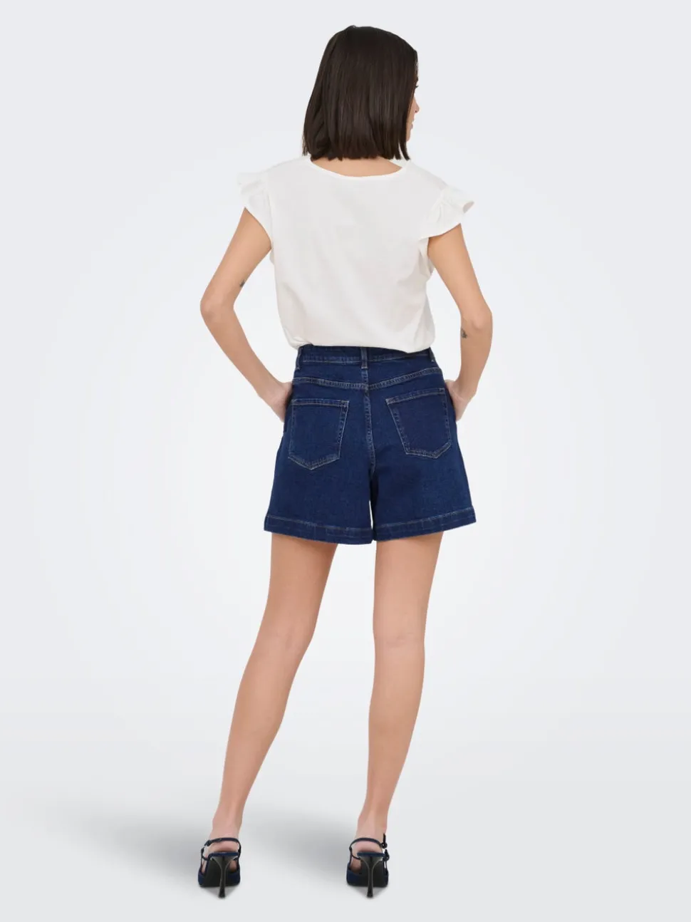 JDYVALERIE Hög midja Normal passform Cityshorts