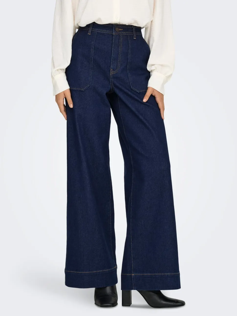 JDYVANNII Hög midja Vida ben Jeans