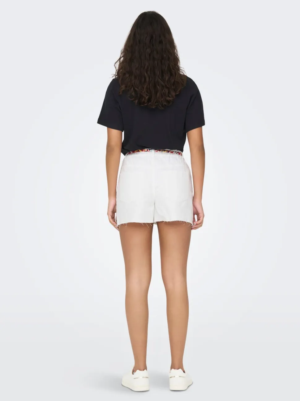 JDYZIGGA Hög midja Lös passform Denimshorts