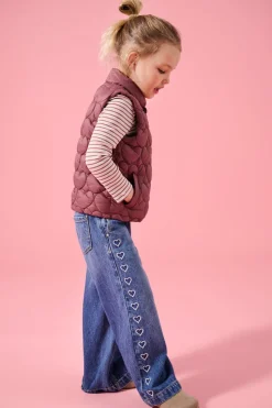 KMGCOMET Medelhög midja Vida ben Jeans