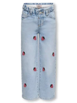 KMGLUNA Medelhög midja Rak passform Jeans