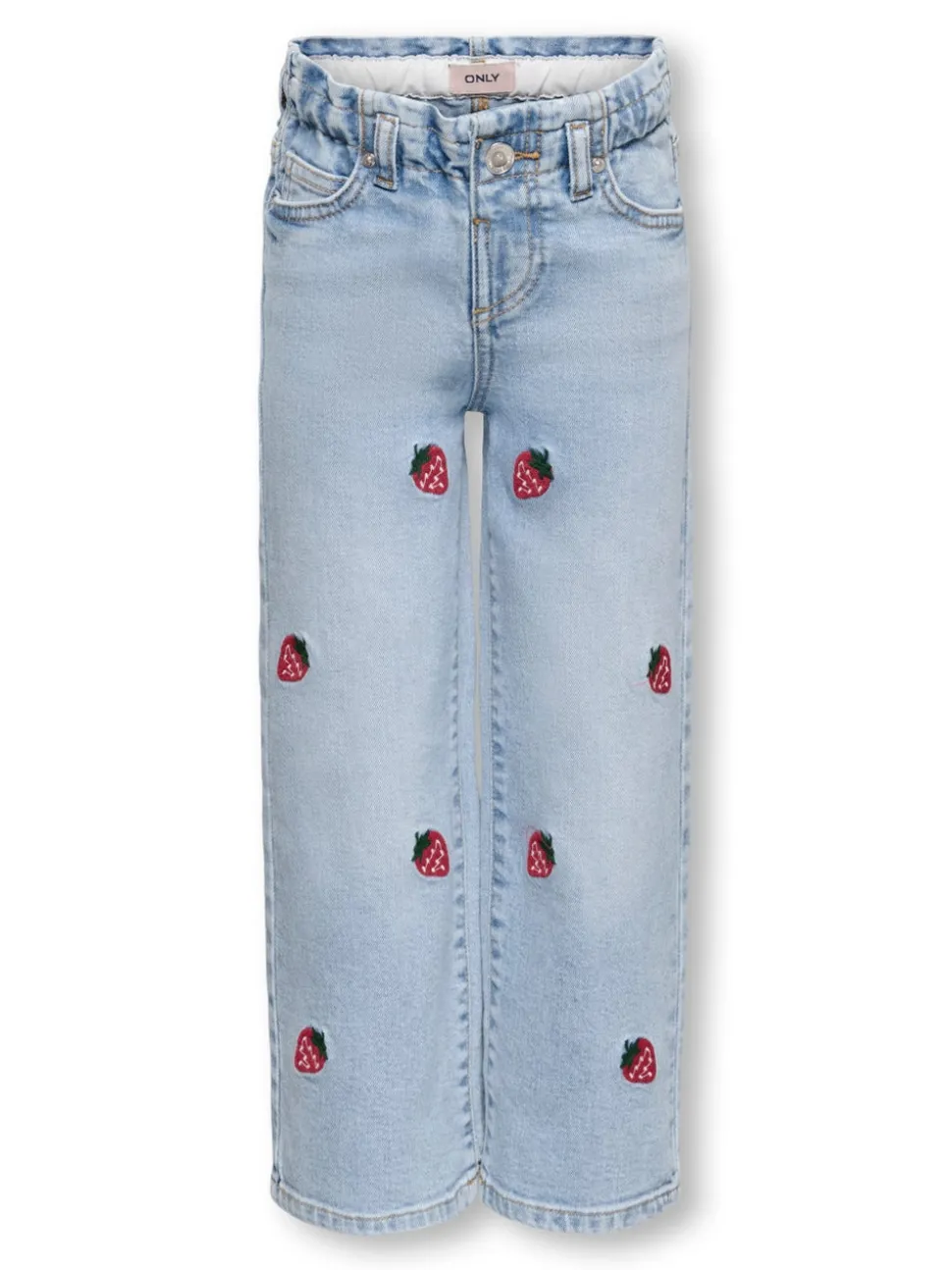 KMGLUNA Medelhög midja Rak passform Jeans