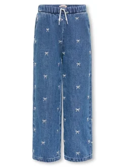 KMGPIERCE Bred passform - Beskuren Ankellängd Jeans