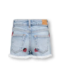 KMGROBYN Medelhög midja Rak passform Denimshorts