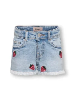 KMGROBYN Medelhög midja Rak passform Denimshorts