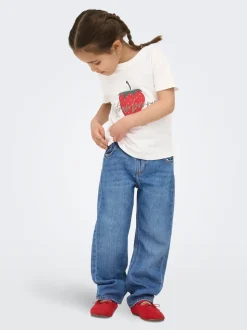 KMGVALENTINE Medelhög midja Rak passform Jeans