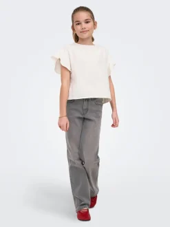 KOGBLAIR Medelhög midja Vida ben Jeans