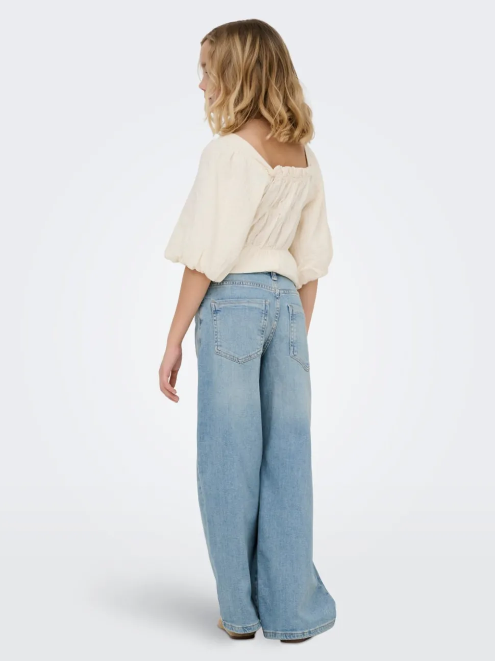 KOGBROOME Hög midja Vida ben Jeans