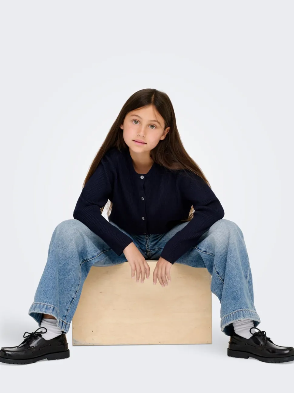 KOGBROOME Hög midja Vida ben Jeans
