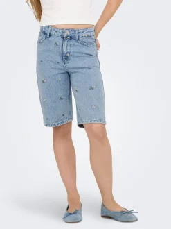 KOGCOBAIN Lös passform Denimshorts
