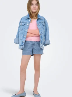 KOGCOMET Medelhög midja Vida ben Denimshorts