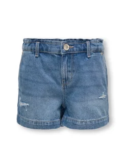 KOGCOMET Medelhög midja Vida ben Denimshorts